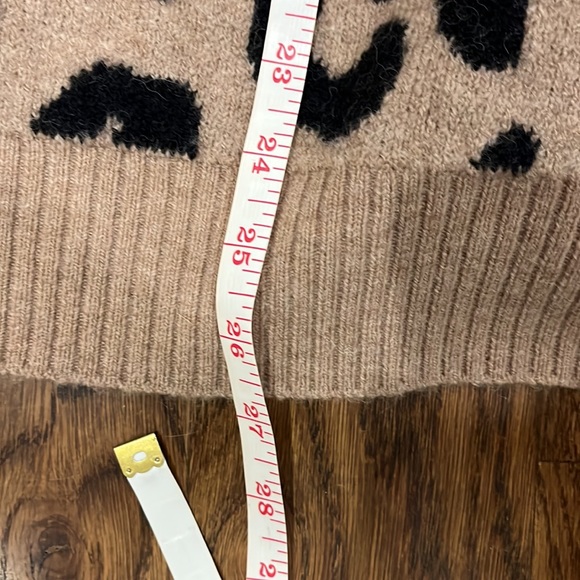 JCREW animal print sweater Small - Picture 5 of 8